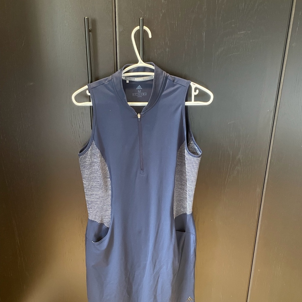 Adidas Navy and Gray Women's Dress